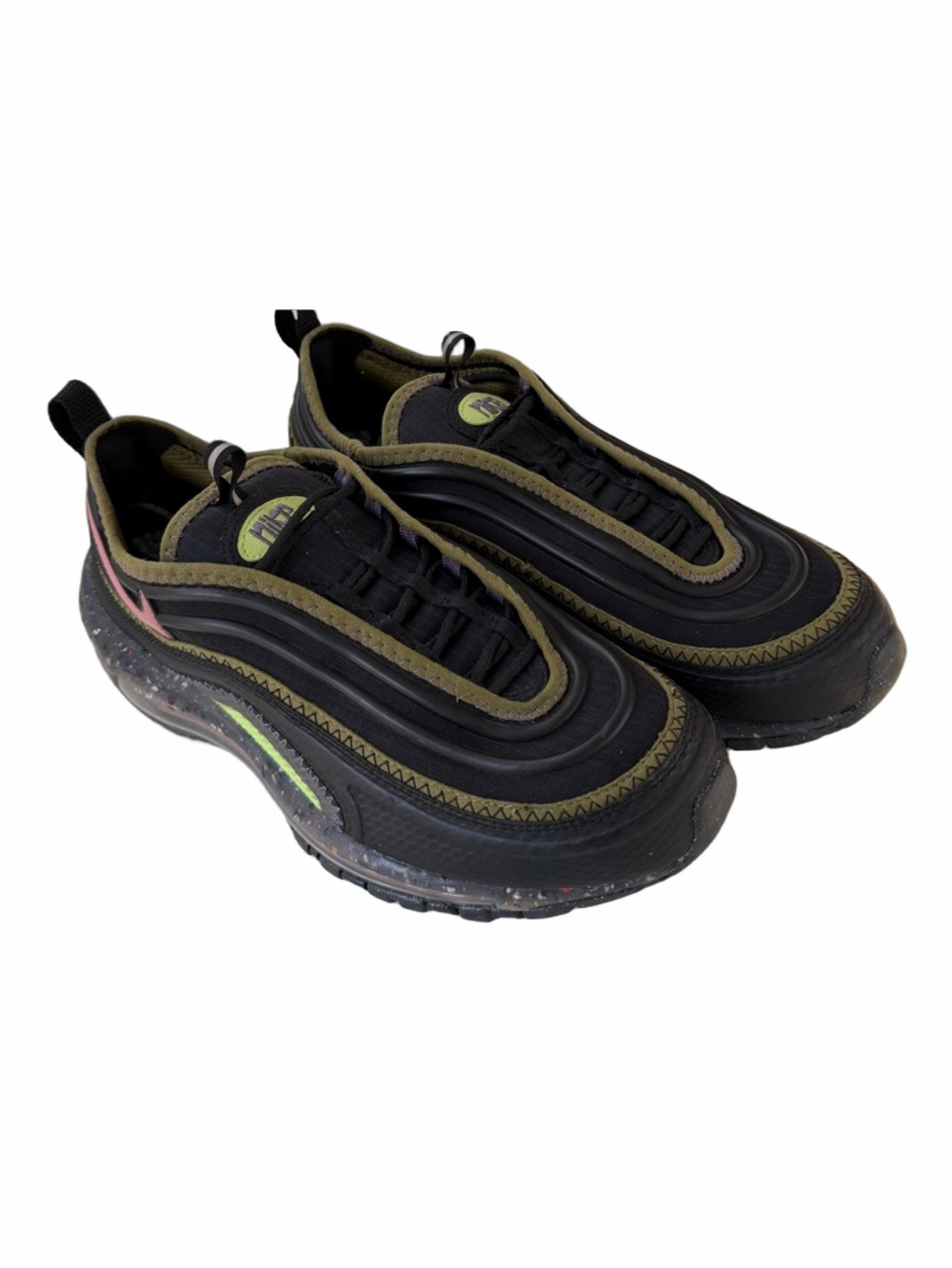 Nike Air Max Terrascape 97 Black Elemental Pink Lime Size 9.5 Men’s